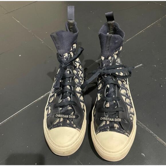 Christian Dior oblique slip on high top sneakers - Picture 2 of 9